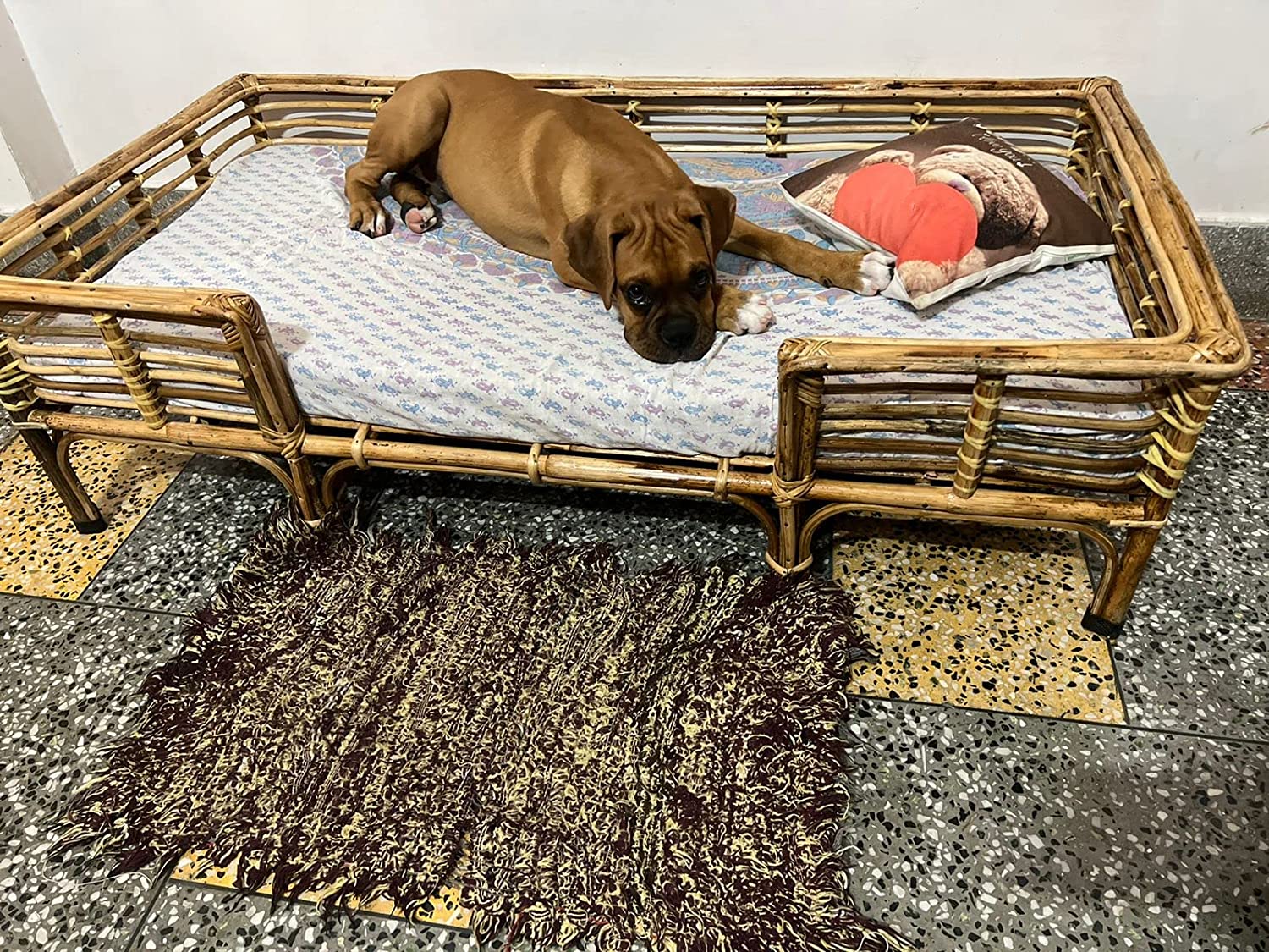 Bamboo cheap dog bed